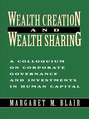 cover image of Wealth Creation and Wealth Sharing